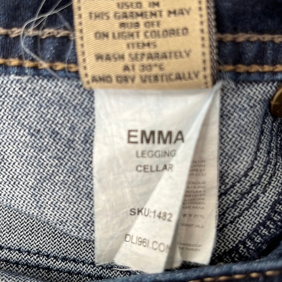DL1961 | Emma Skinny Stretch Legging Jeans | Cellar Wash | 25 - Picture 8 of 9